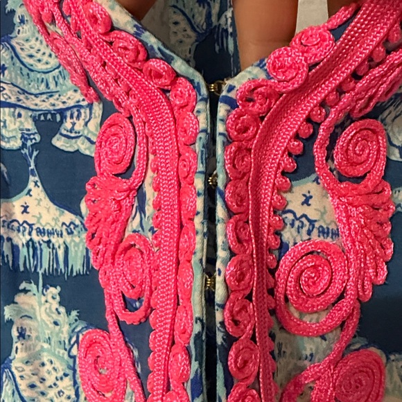 Lilly Pulitzer Blue and Pink Elephant Print Dress - Picture 5 of 10